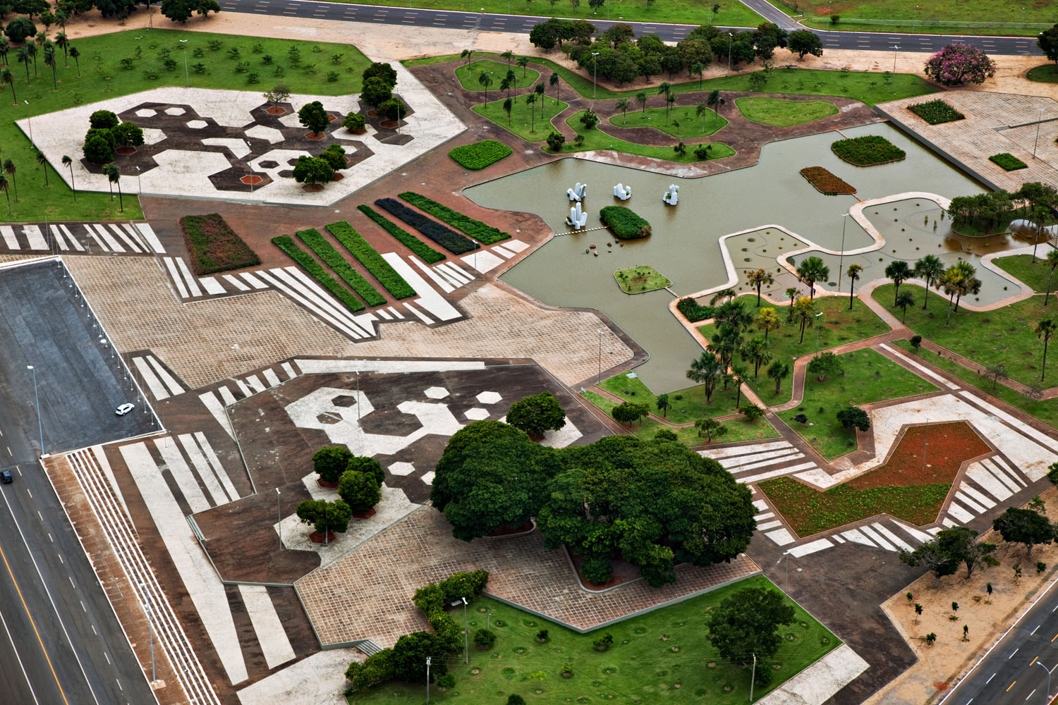 Сад Министерства Армии в Бразилиа